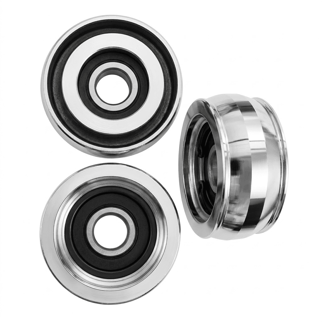 RUEDA CONDUCIDA PARA BANDA DE TEFLON FRBM 810