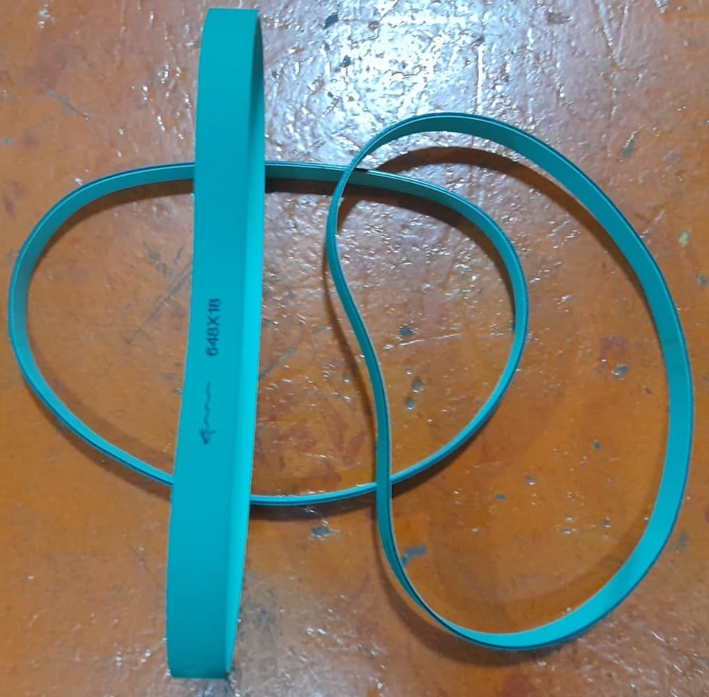 CORREA VERDE PARA MODULO DE ARRASTRE 648MMX18MM X 3.1MM - Imagen 1