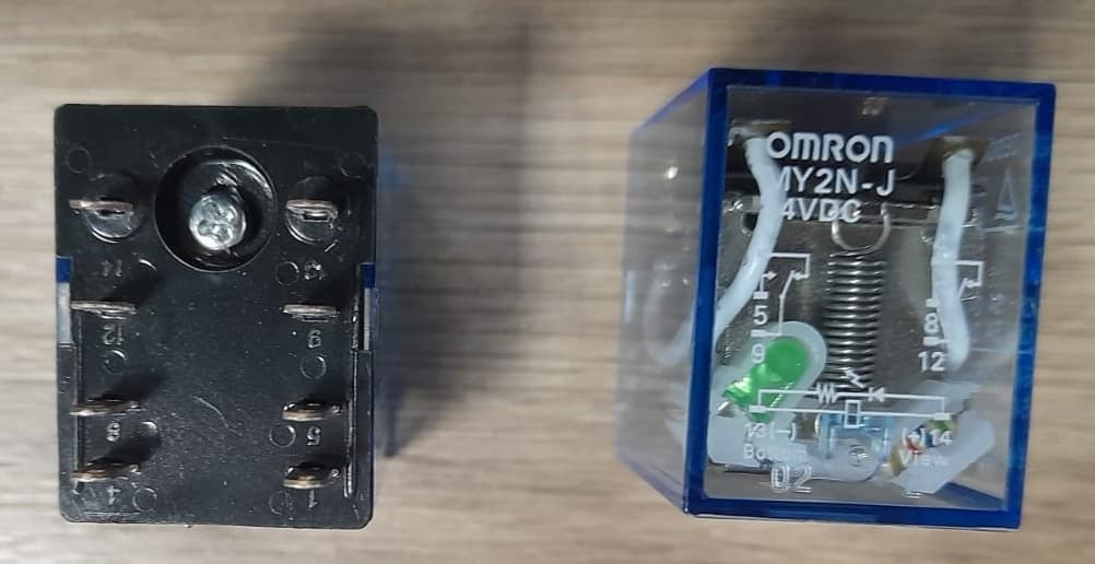 RELEVO MECÁNICO MY2N-GS 24 VDC DE 8 PINES - Imagen 1