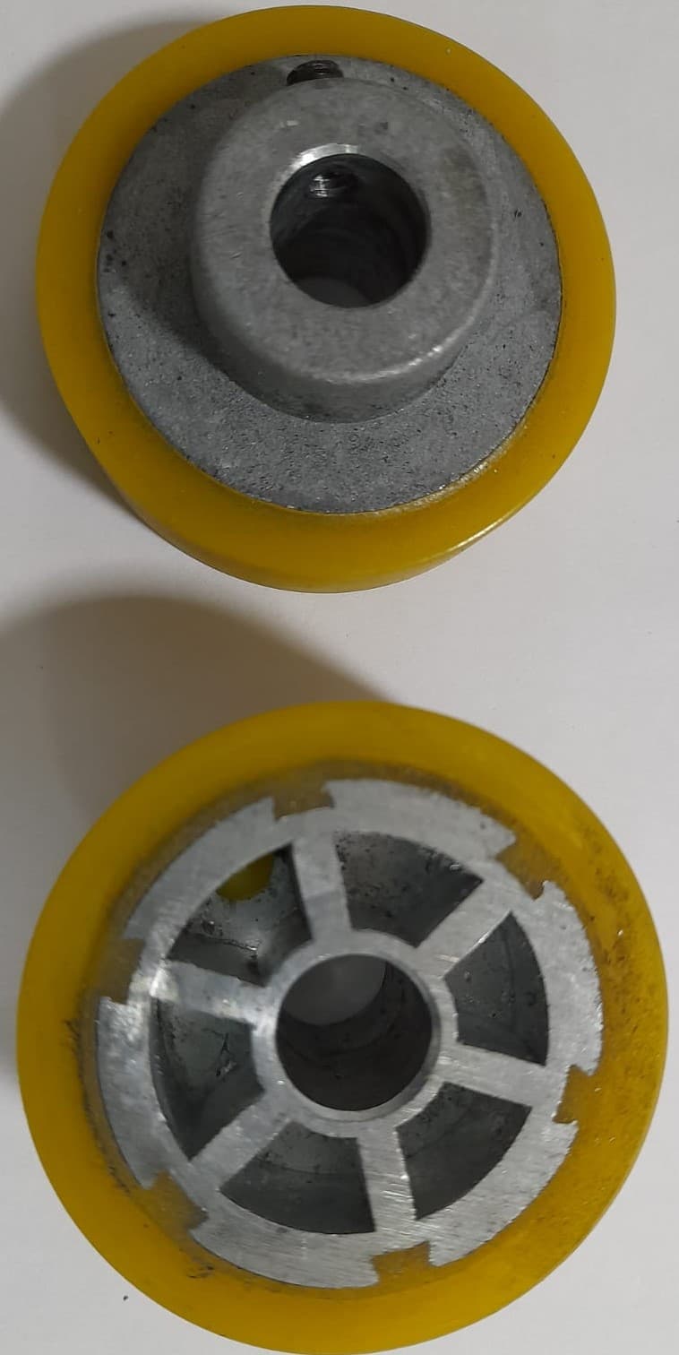 RUEDA DE PRESIÓN DE SELLADO AMARILLA PARA FRBM 810 - Imagen 1