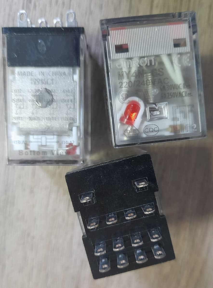 RELEVO DE 14 PINES 220/240 VAC OMRON MY4N-GS