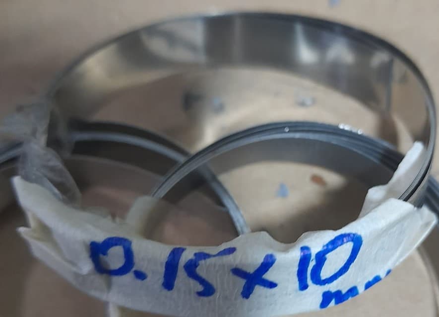 RESISTENCIA PLATINA FERRONIQUEL PLANO 0.15X10MM ( POR METRO) - Imagen 1