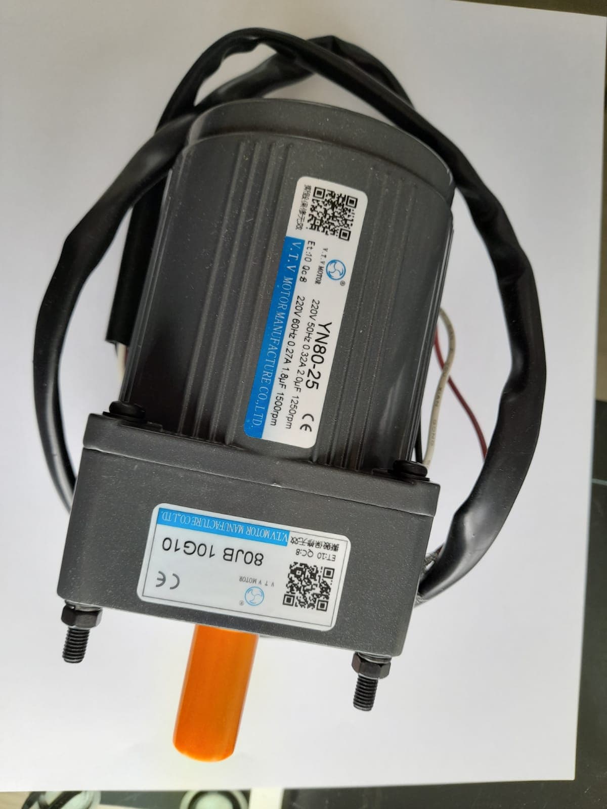 MOTOR DESEMBOBINADOR EMPAC.VERTICAL 10 CABEZAS YN 8025 220V - Imagen 1