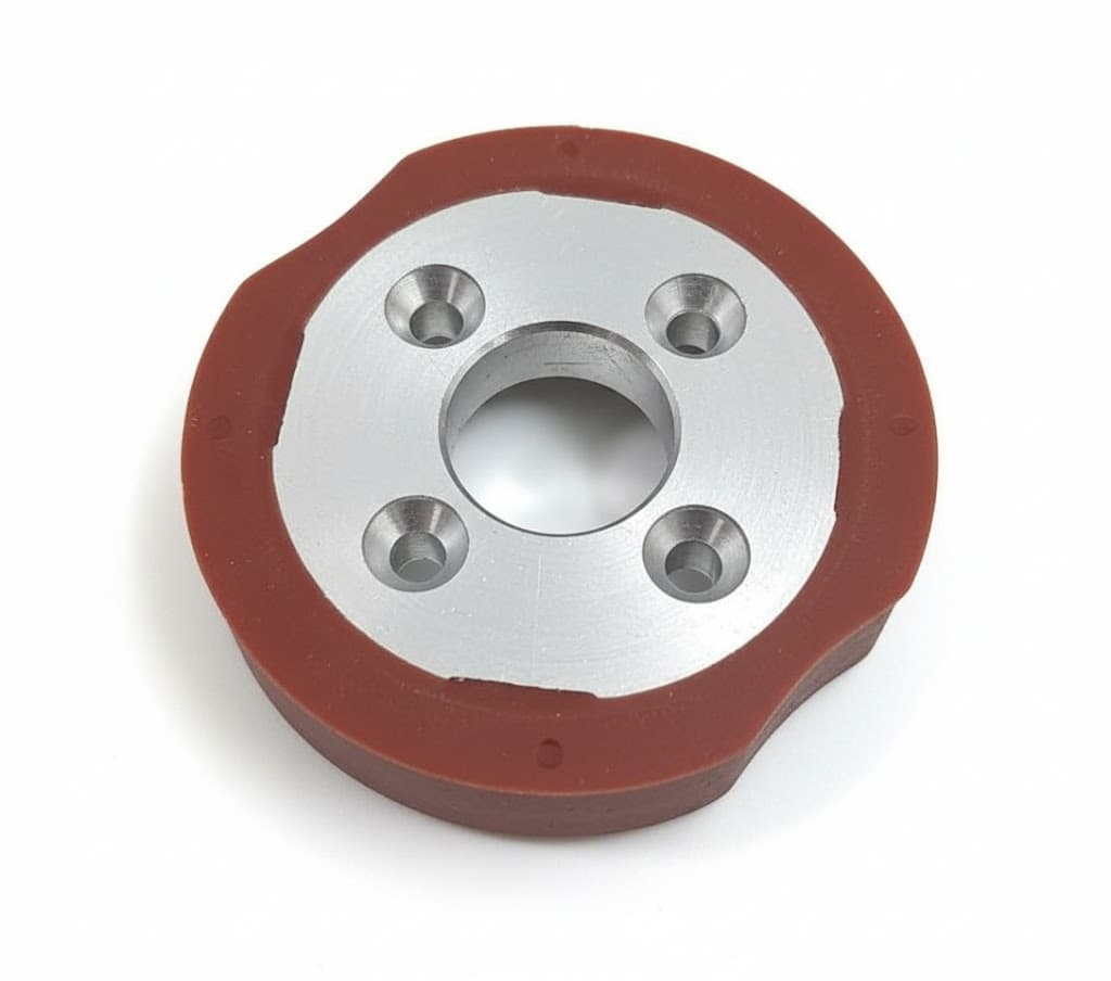 CAUCHO SILICONADO ROJO PARA PORTATIPOS DK11 / FLOW PACK