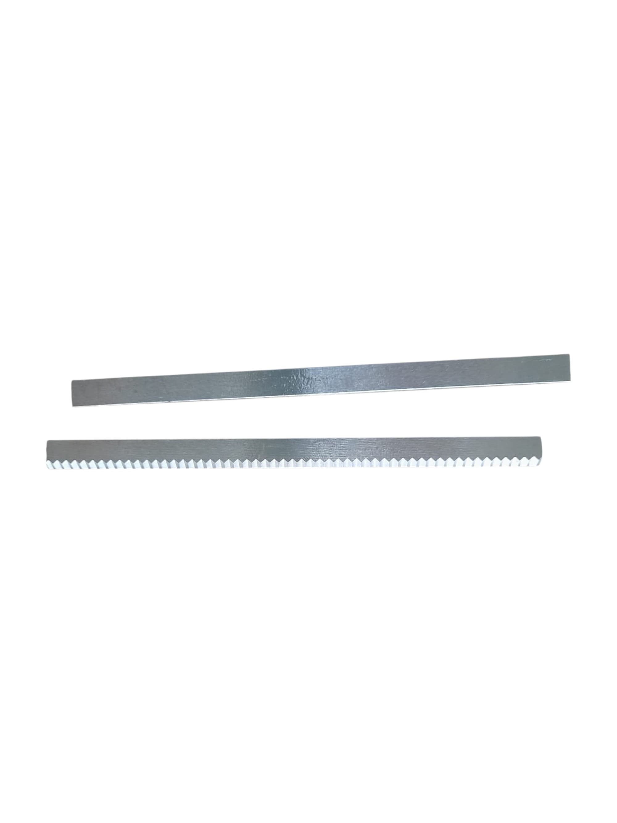 CUCHILLA Y CONTRACUCHILLA 160MMX10MMX5MM  ZIG-ZAG