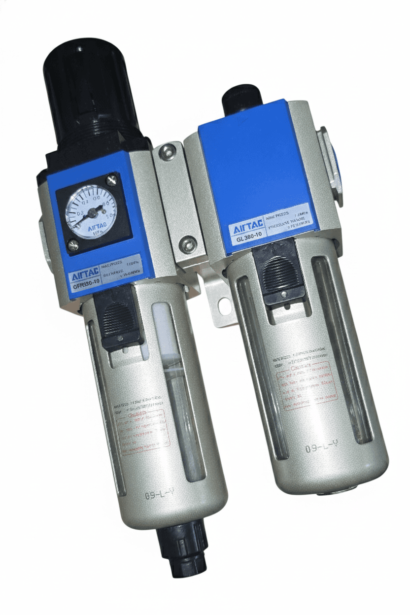 UNIDAD DE MANTENIMIENTO NEUMÁTICO AIRTAC GFR300-10 + GL300-10 - Imagen 1