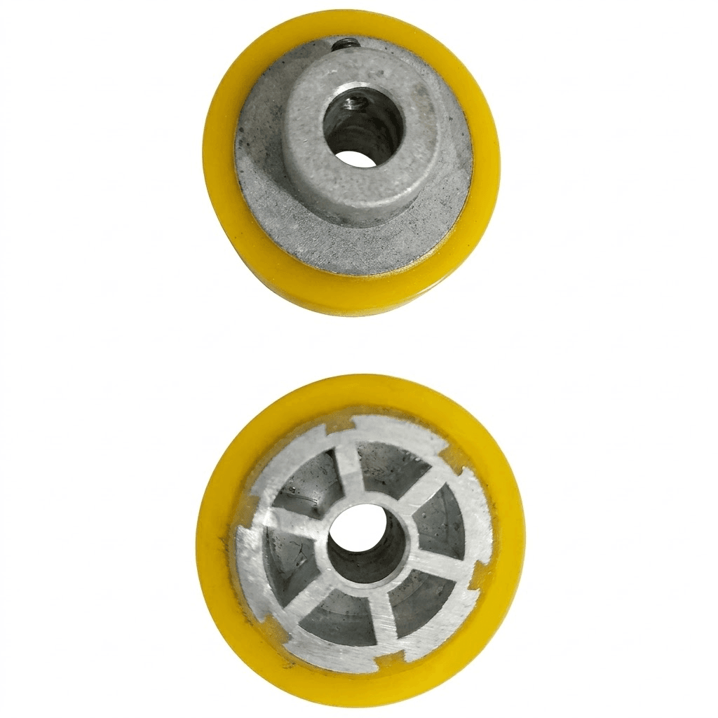 RUEDA DE PRESIÓN DE SELLADO AMARILLA PARA FRBM 810 - Imagen 1