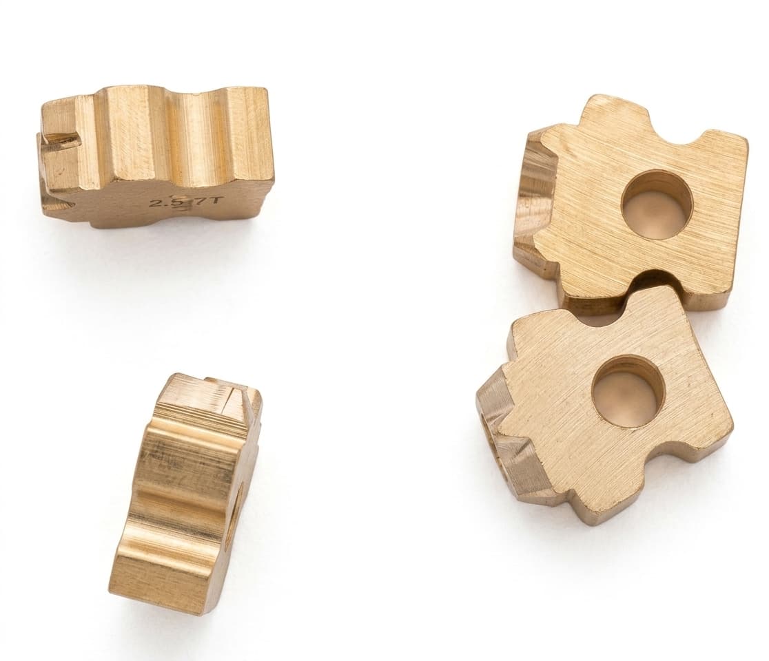TIPO CON HUEQUITO PARA FLOW PACK EN BRONCE ( 2.5 7T )
