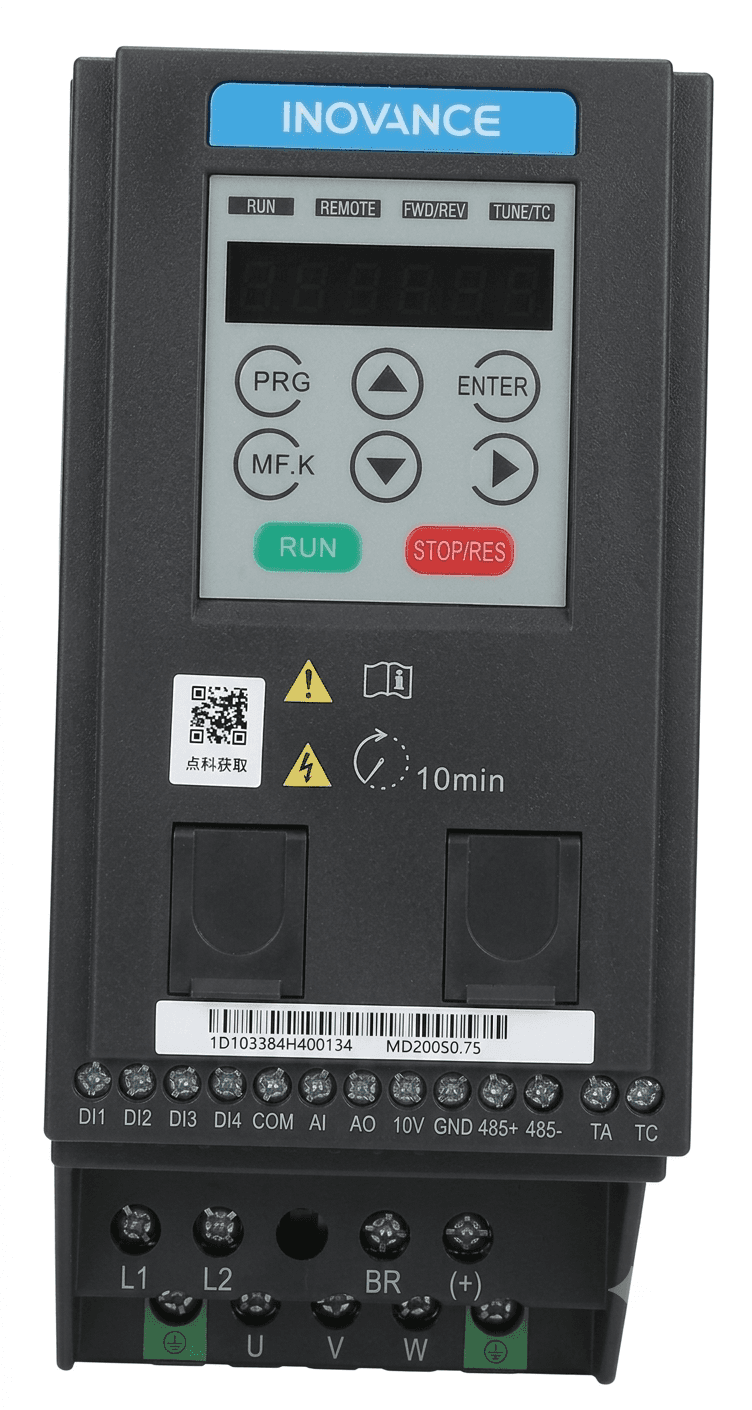 VARIADOR DE VELOCIDAD PARA MOTOR AC MD200S0.75 - Imagen 1