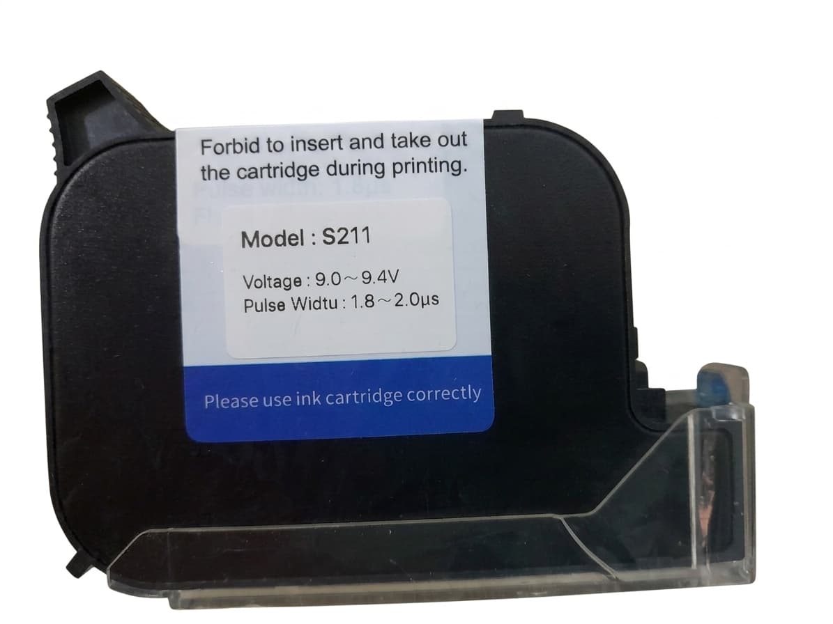 CARTUCHO NEGRO PARA INKJET 12.7 MM S211