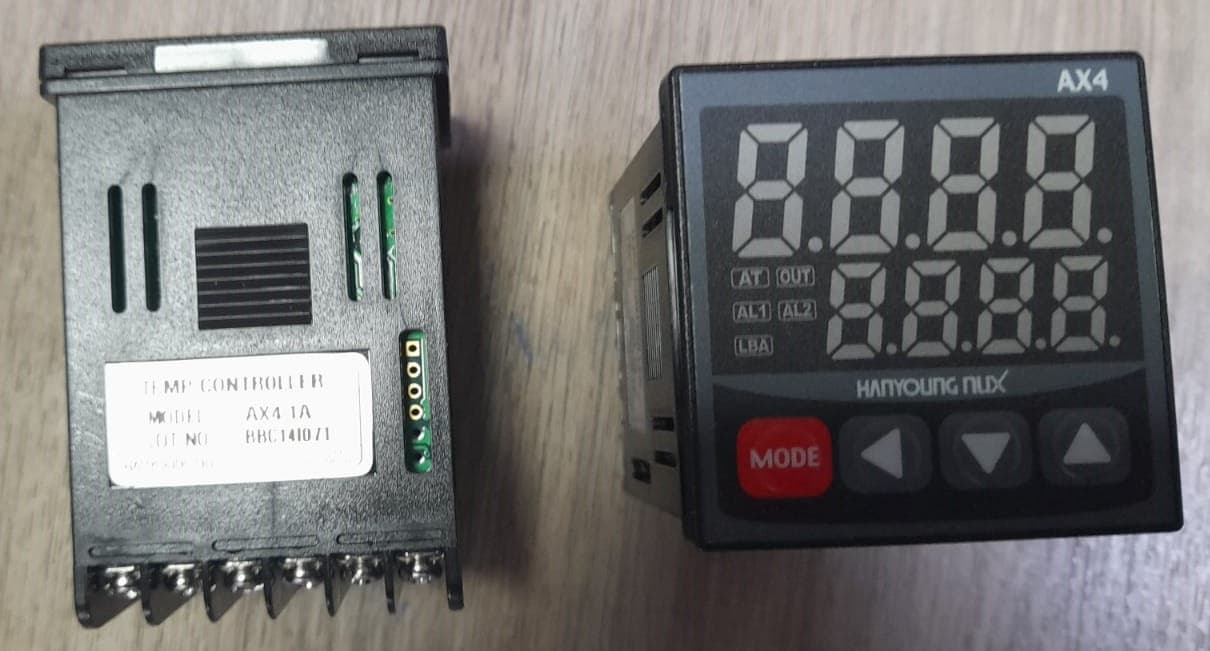 PIROMETRO / CONTROLADOR DE TEMPARATURA AX4-1A HANYOUNG - Imagen 1