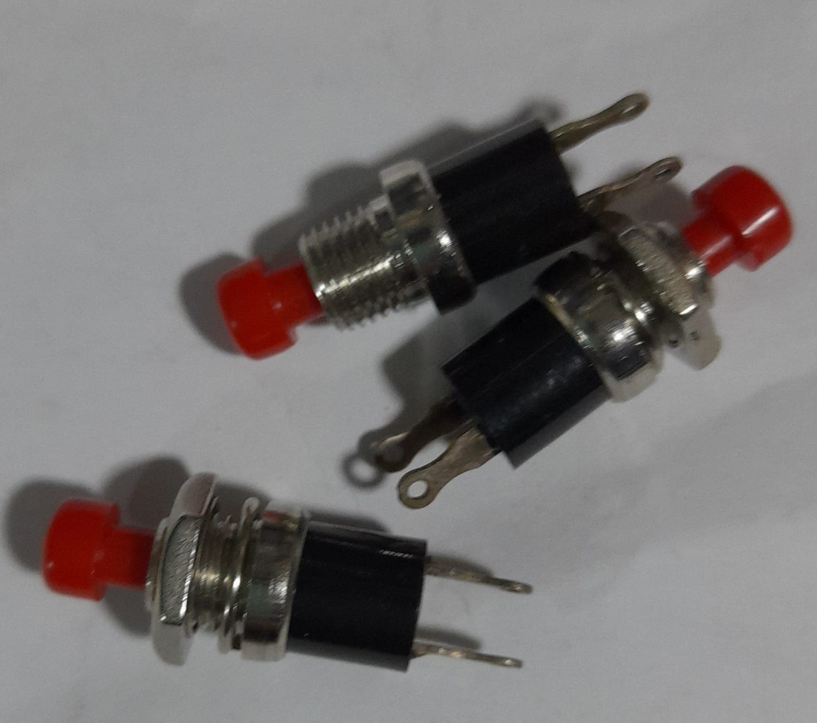 PULSADOR ROJO PARA CHEQUEO - Imagen 1