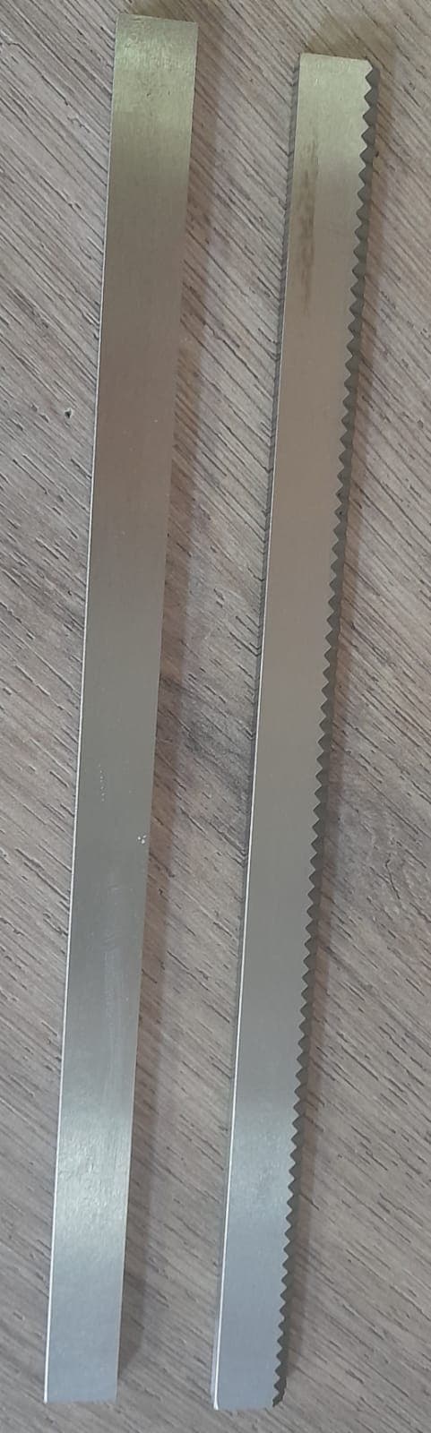 CUCHILLA Y CONTRACUCHILLA 235MMX14MMX5MM ZIG-ZAG - Imagen 1