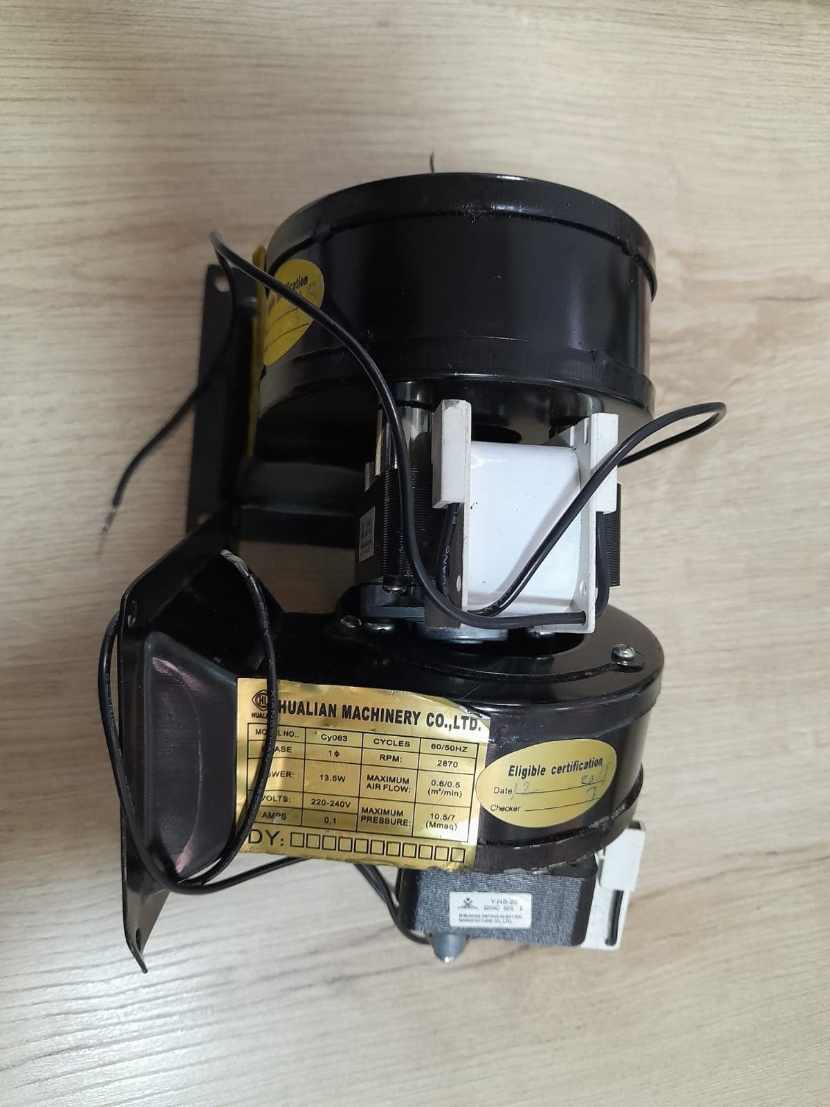 VENTILADOR DE REFRIGERACIÓN PARA BANDA CONTINUA MODELO CY063- YJ48-20 220 V - Imagen 1