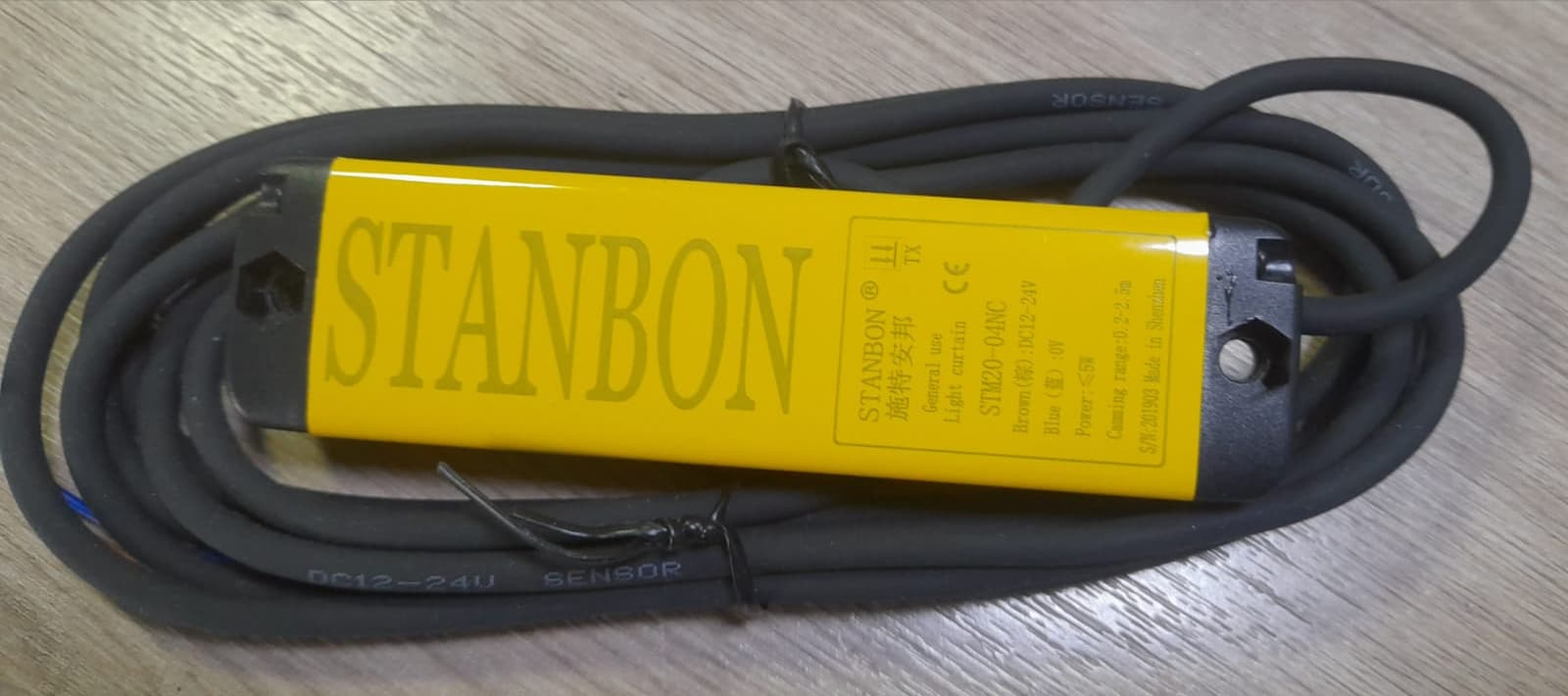 SENSOR DE BARRERA FOTOELECTRICO STANBON STM20-04 TIPO CORTINA NPN/PNP