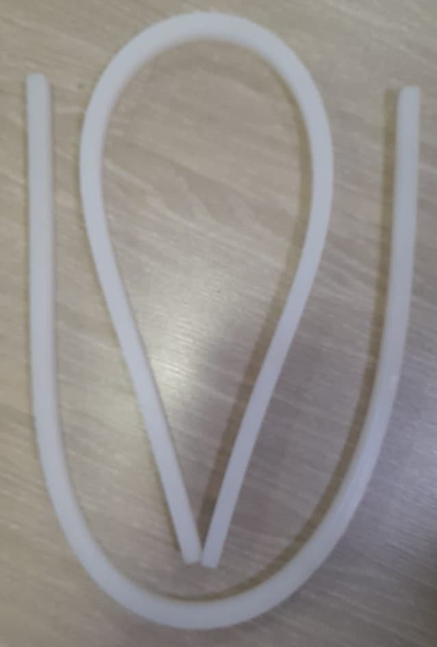 CAUCHO SILICONADO PARA SELLADORA DE QUIJADA