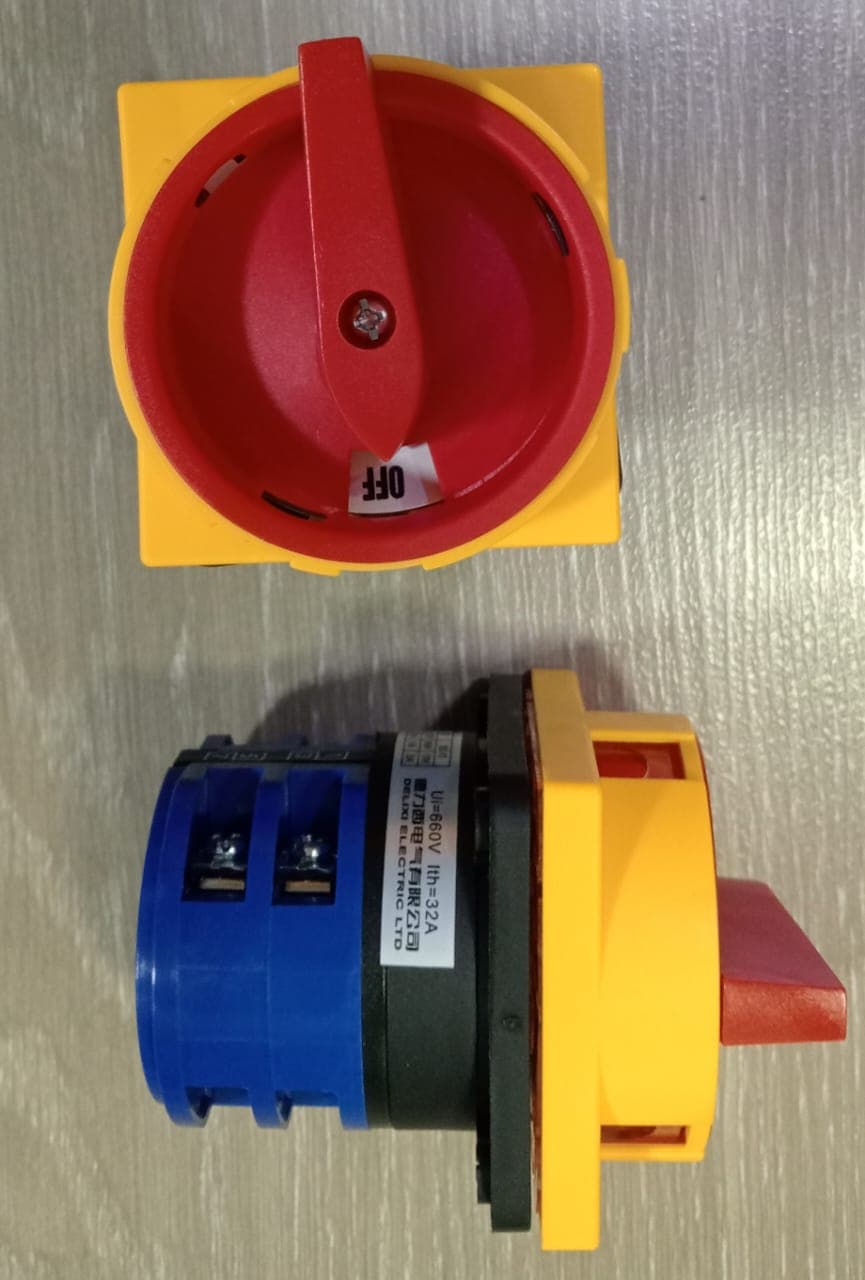 INTERRUPTOR ROTATIVO 2 POLOS ON-OFF - Imagen 1