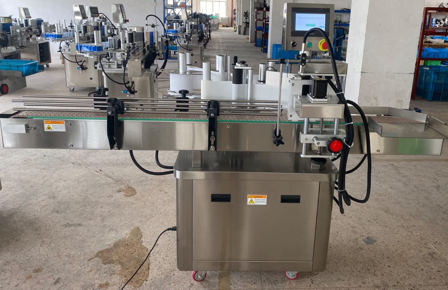 ETIQUETEADORA BOTELLAS REDONDAS AUTOMATICA SERVO MT-200