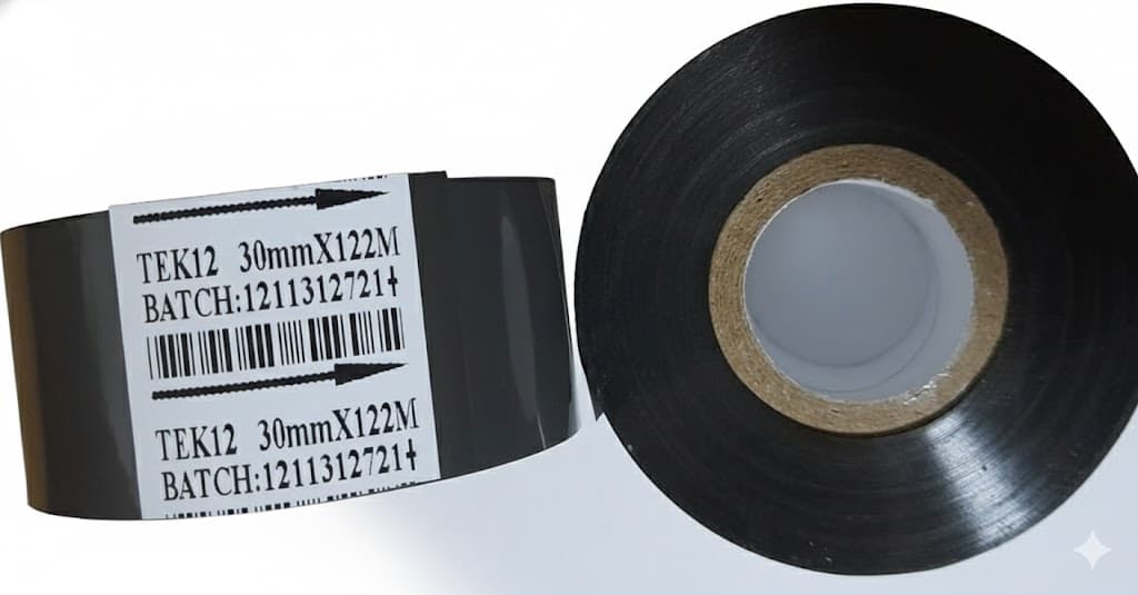 CINTA HOT STAMPING 30MM X 122M NEGRA