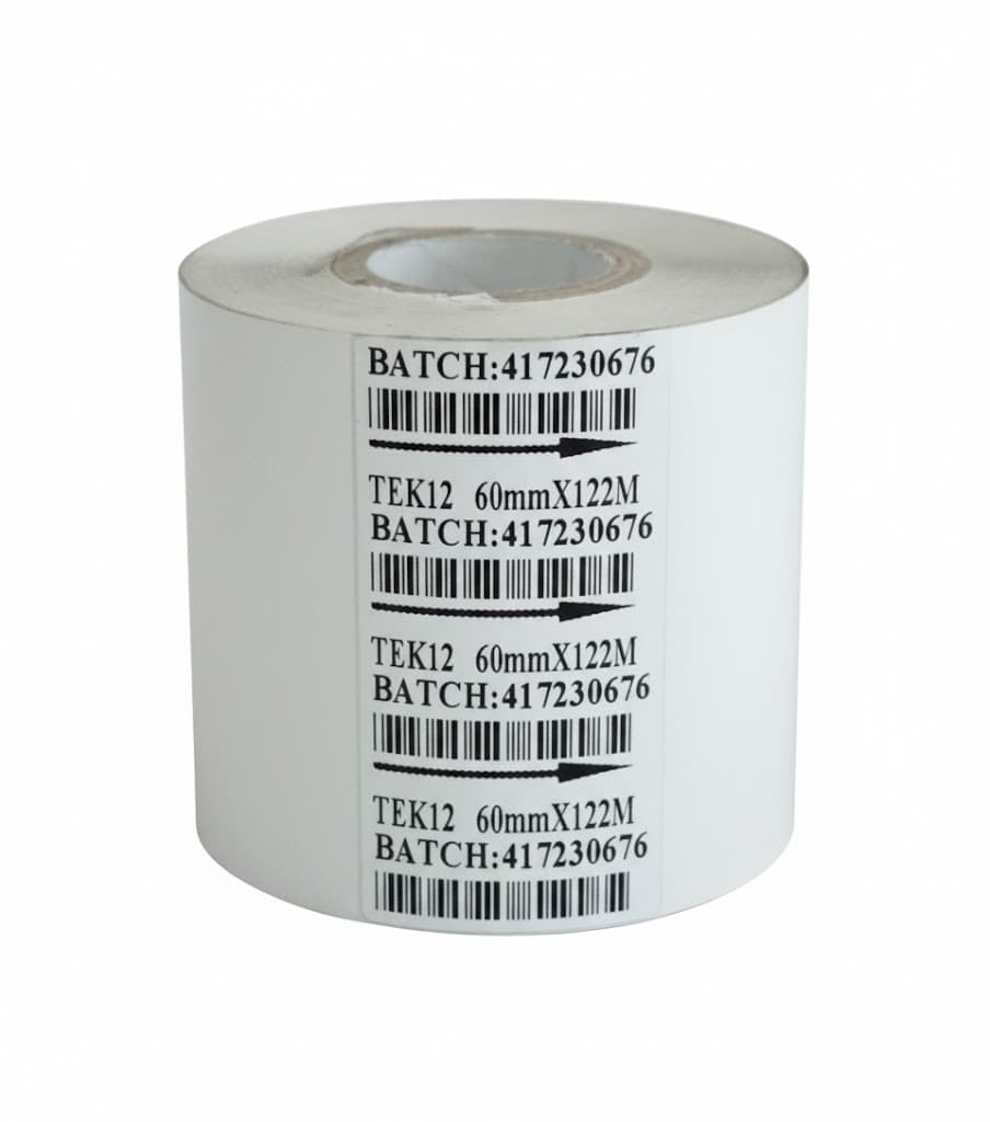 CINTA HOT STAMPING 60MM X 122M BLANCA