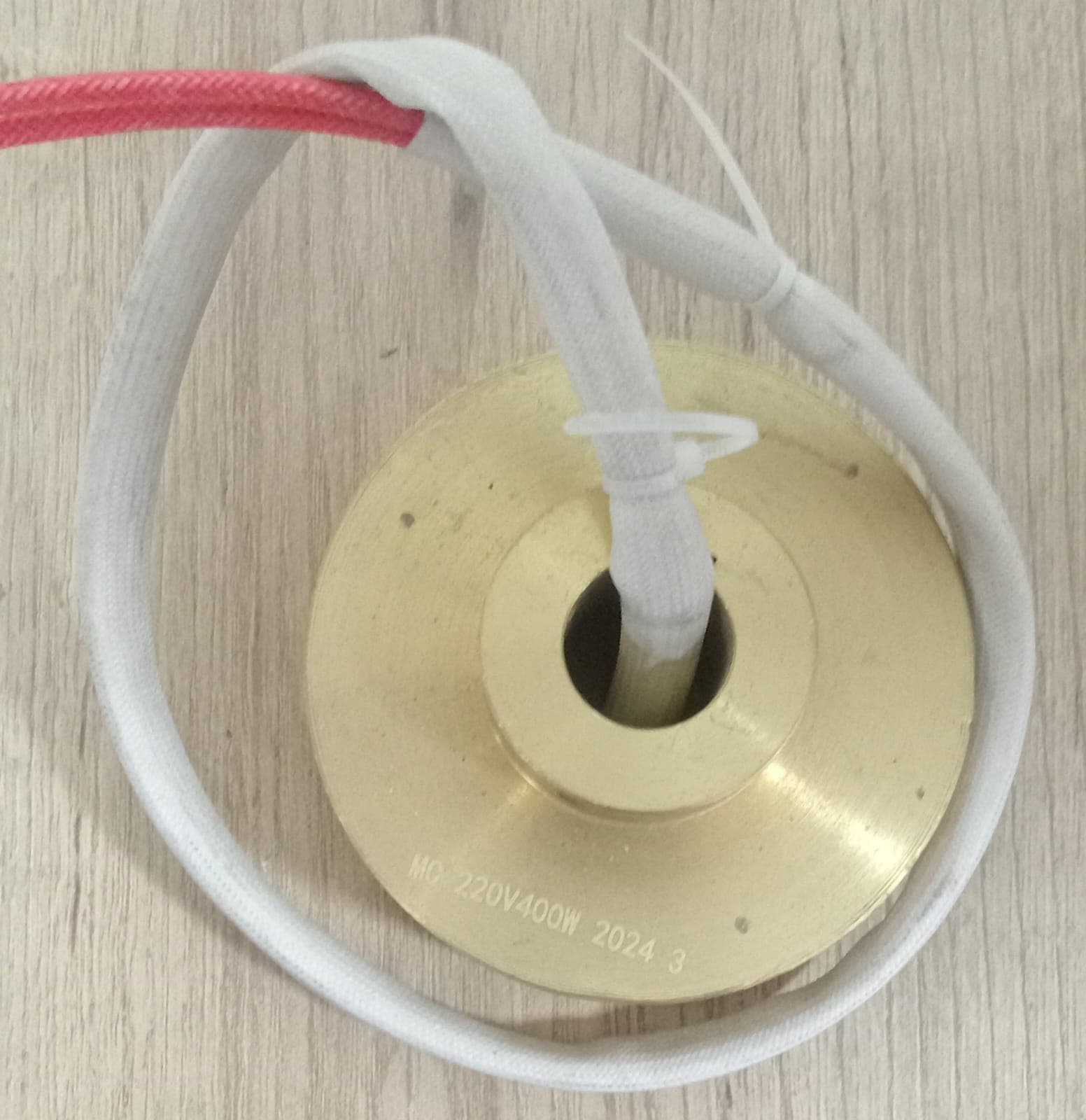 RESISTENCIA CIRCULAR DE BRONCE 400W 220V (UNIDAD) - Imagen 1