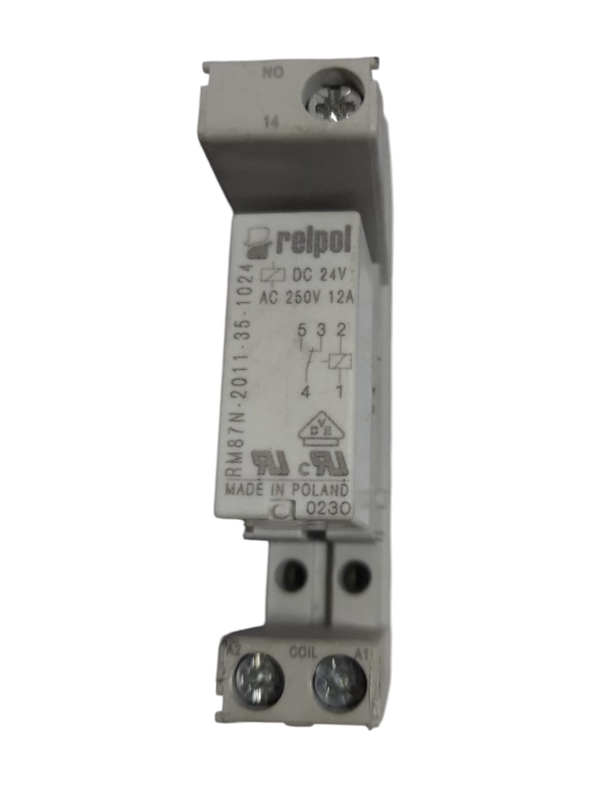 RELEVO 24VDC DE 5 PINES MAS BASE - Imagen 1