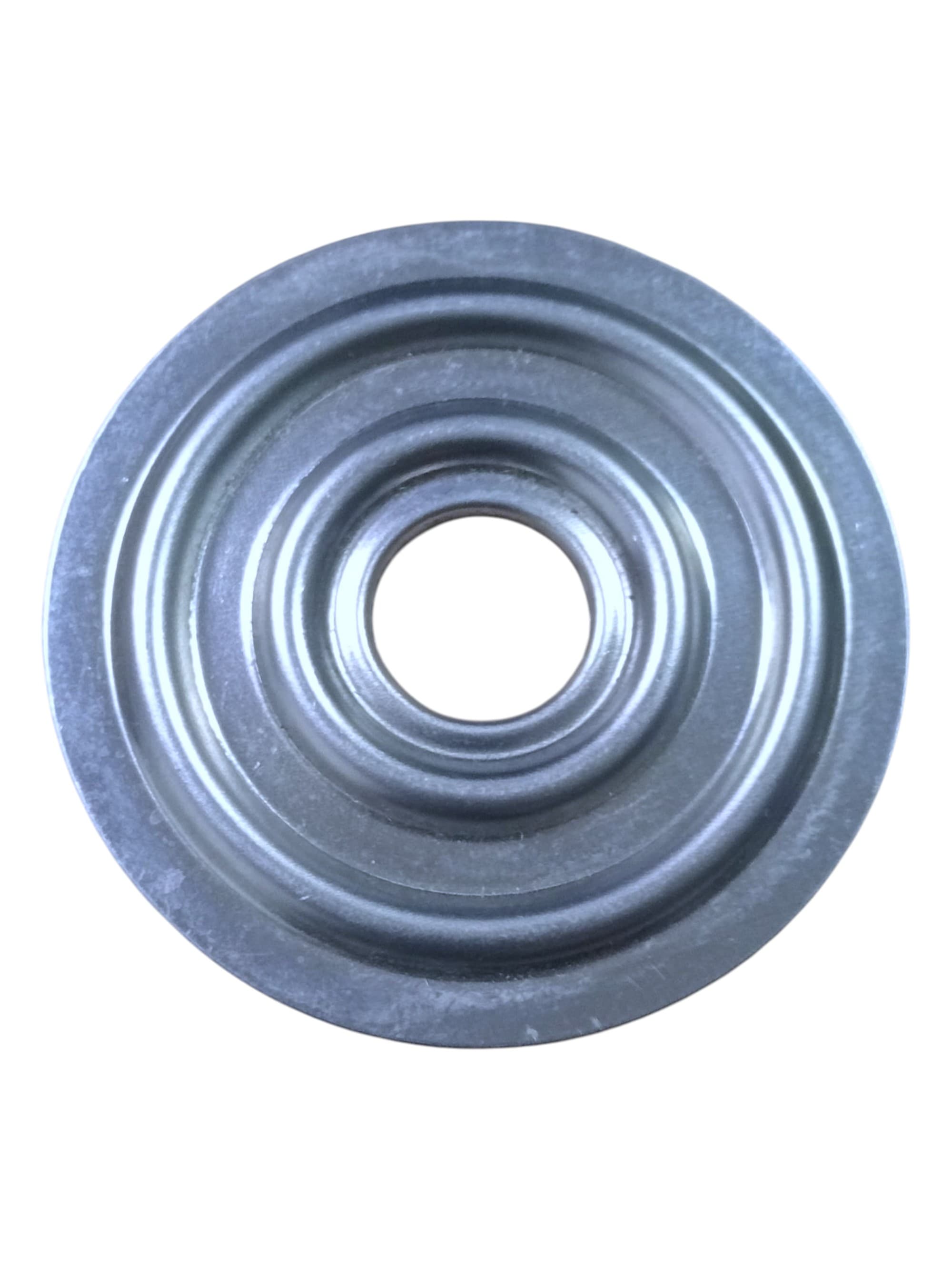 LAMINA INOX PROTECTORA RUEDA AMARILLA - Imagen 1