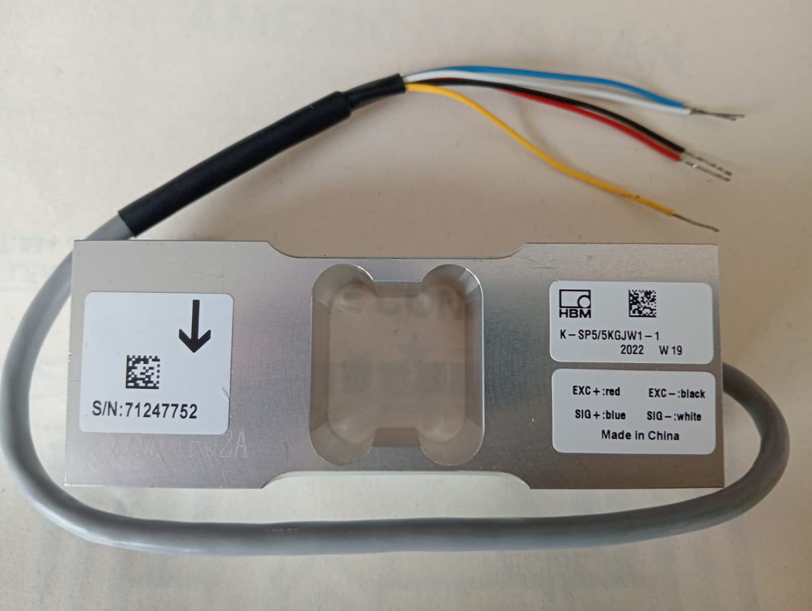 CELDA DE CARGA DE 5KG - Imagen 1