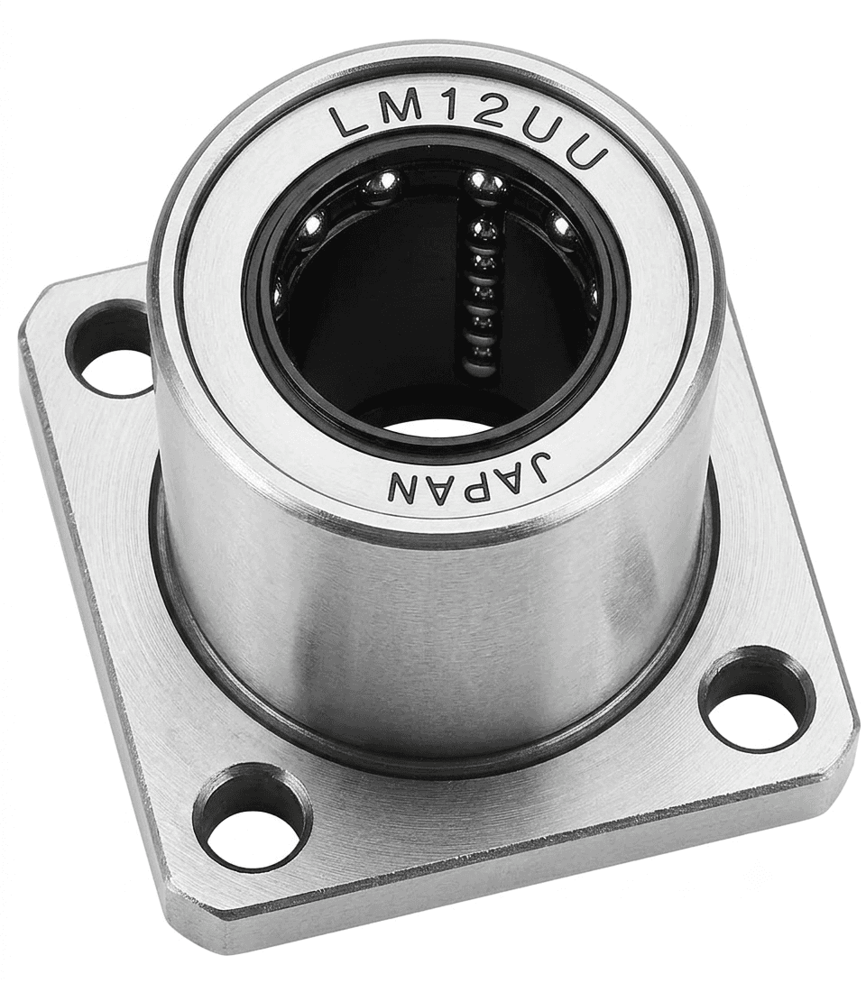 RODAMIENTO LINEAL BASE CUADRADA (CORTO) LM12UU - Imagen 1