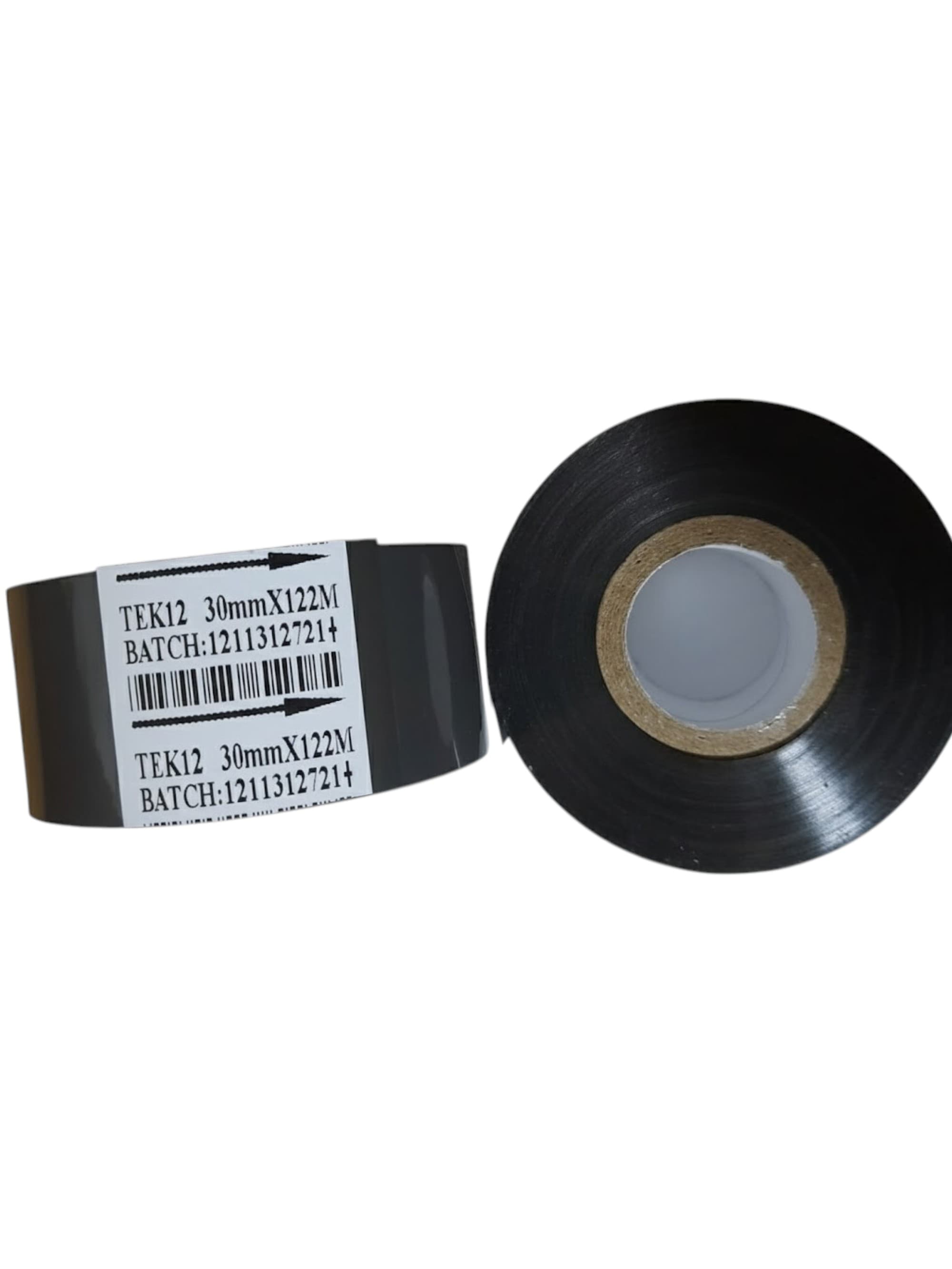 CINTA HOT STAMPING 30MM X 122M NEGRA - Imagen 1