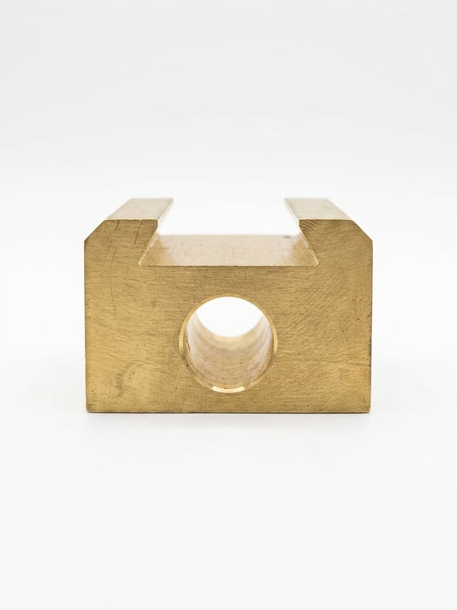 BASE O COLA DE MILANO EN BRONCE PARA PORTA TIPOS / HEATING BLOCK